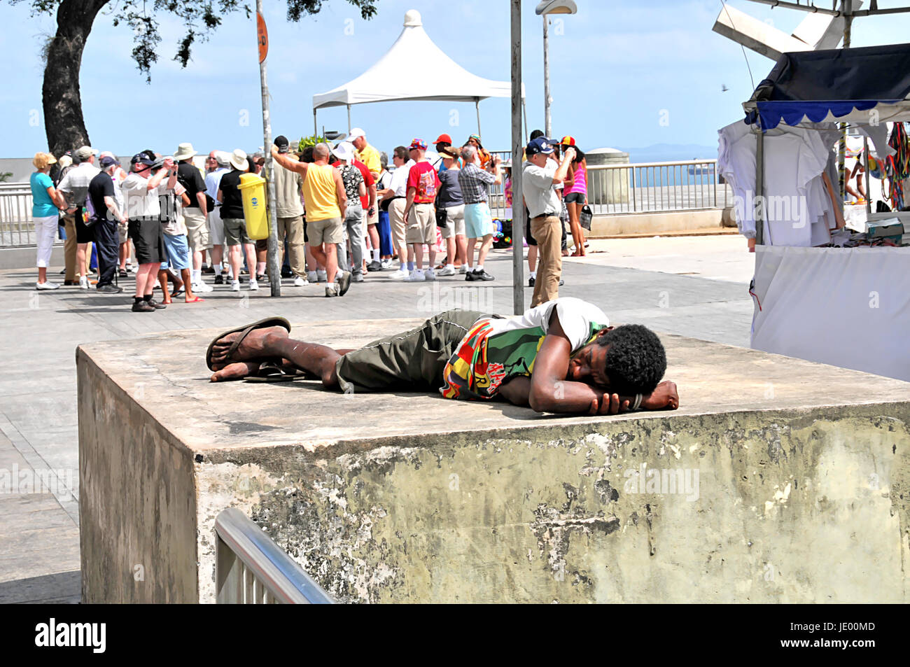 La cultura afro-brasiliana nel Salvador, Bahia, Brasile, Sud America su 3/11/2011 Foto Stock