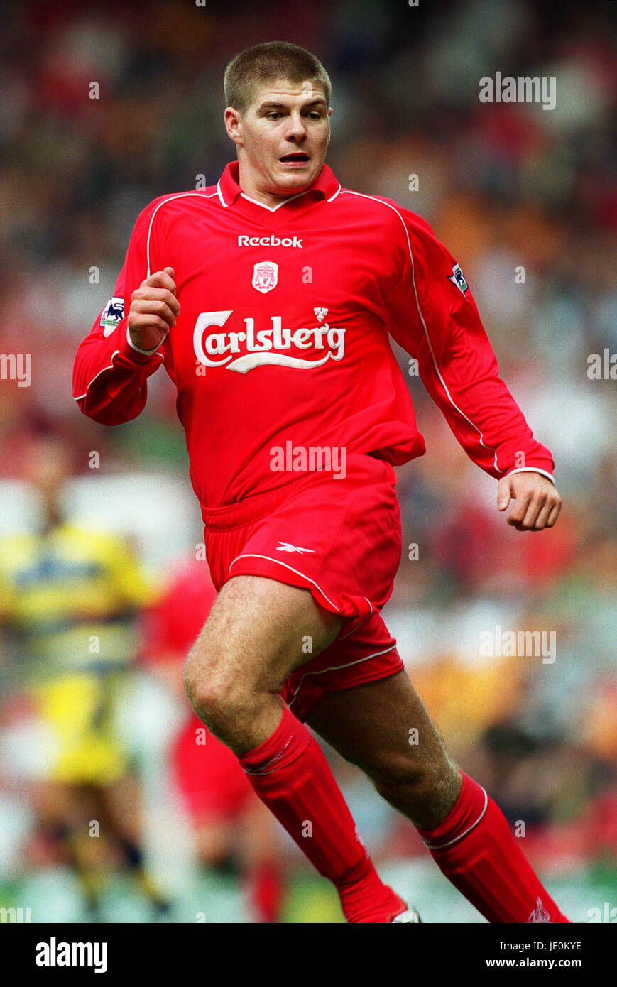 STEVEN GERRARD Liverpool FC 13 Agosto 2000 Foto Stock