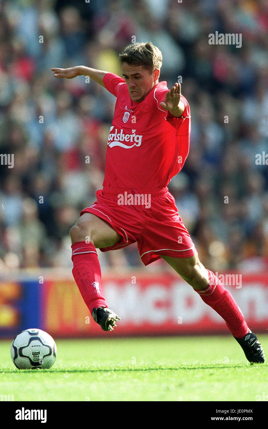 MICHAEL OWEN Liverpool FC LIVERPOOL ANFIELD 23 Settembre 2000 Foto Stock