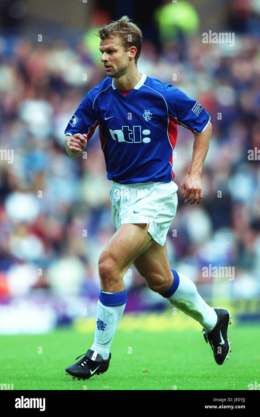 ARTHUR NUMAN Glasgow Rangers FC IBROX GLASGOW Scozia 13 Ottobre 2001 Foto Stock