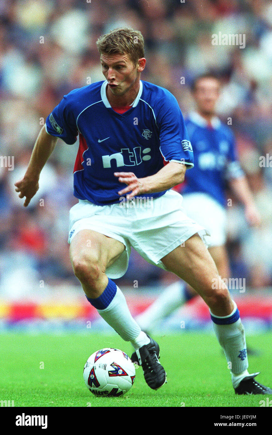 TORE ANDRE FLO Glasgow Rangers FC IBROX GLASGOW Scozia 13 Ottobre 2001 Foto Stock