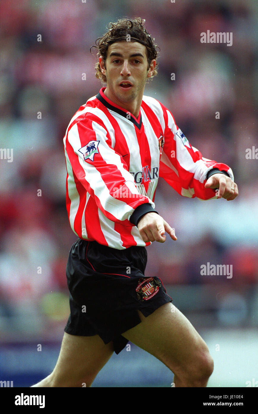 JULIO ARCA SUNDERLAND FC STADIO DELLA LUCE SUNDERLAND 22 Settembre 2001 Foto Stock