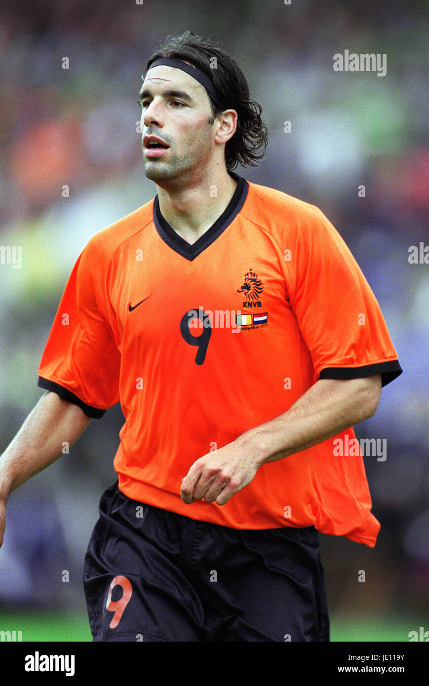 RUUD VAN NISTELROOY HOLLAND & MANCHESTER UNITED FC LANSDOWNE ROAD Dublino Irlanda 01 Settembre 2001 Foto Stock