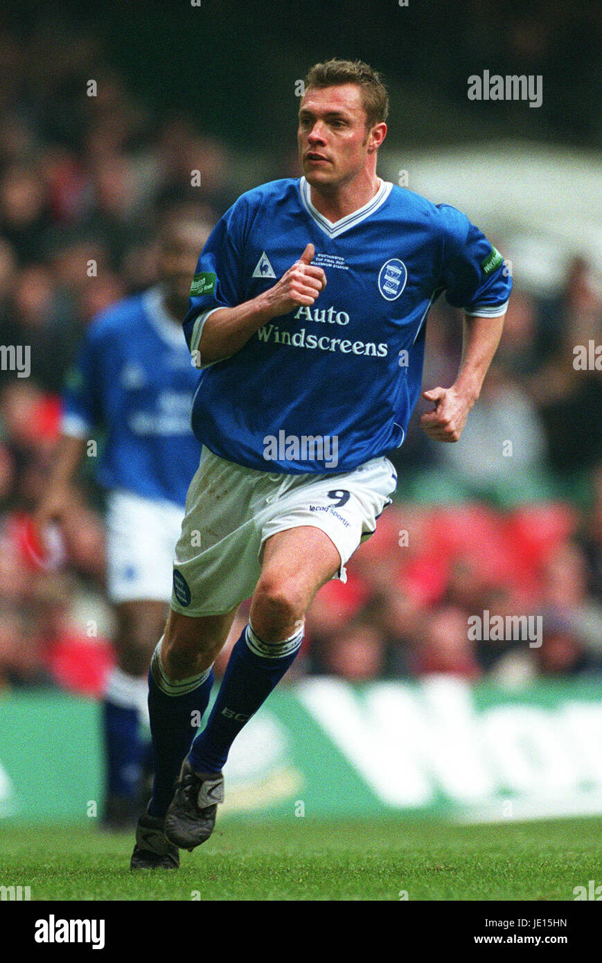 GEOFF HORSFIELD Birmingham City FC Millennium Stadium Cardiff Galles 25 Febbraio 2001 Foto Stock