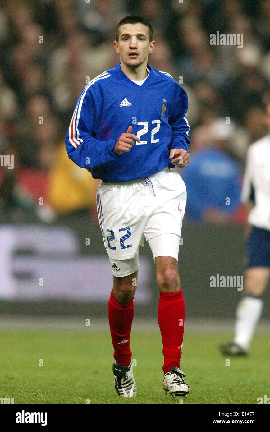 ERIC CARRIERE FRANCIA STADE FRANCE PARIS 27 Marzo 2002 Foto Stock