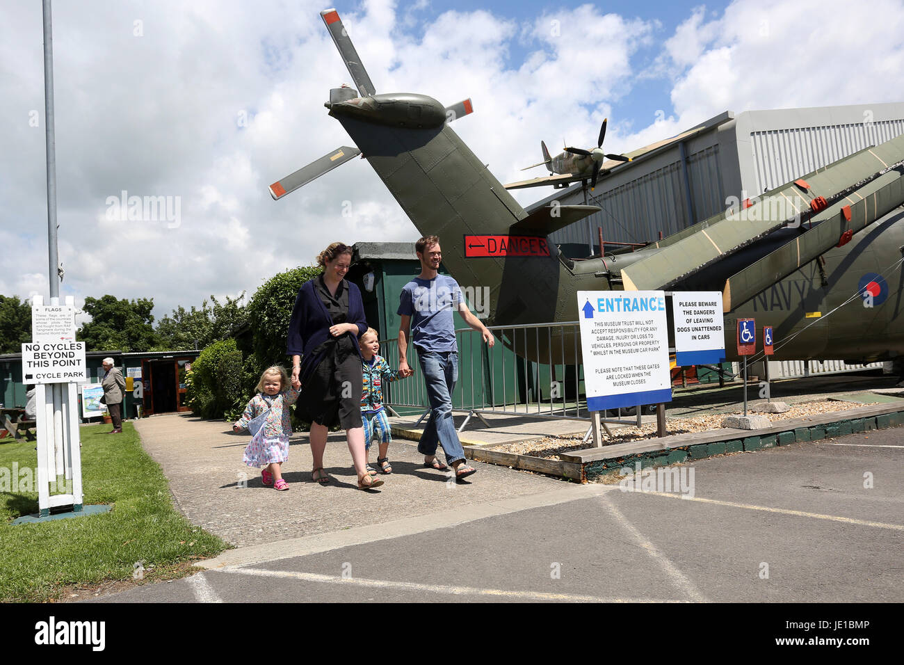 Viste generali di militari Tangmere Aviation Museum, Tangmere, vicino a Chichester, West Sussex, Regno Unito. Foto Stock