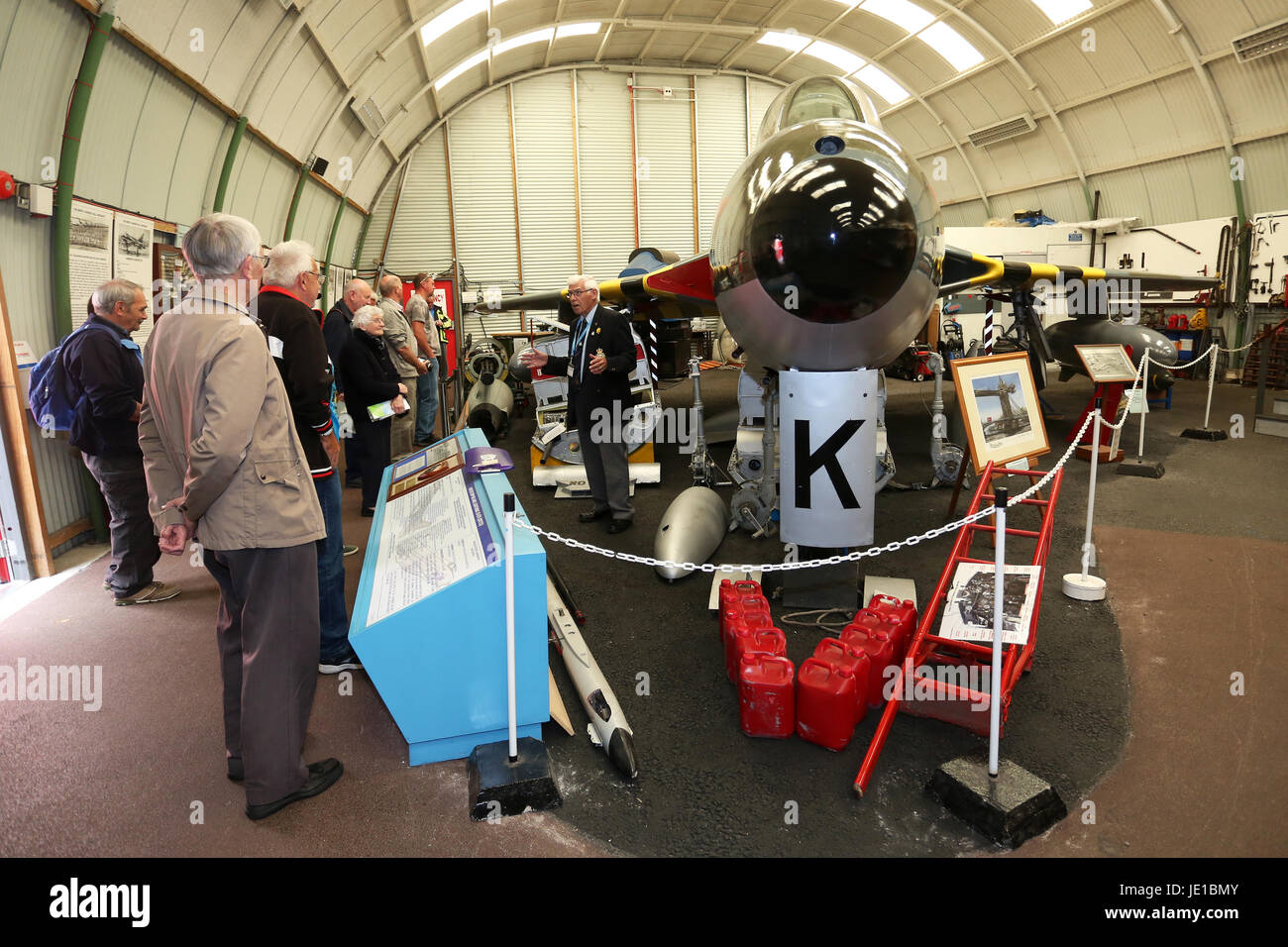 Viste generali di militari Tangmere Aviation Museum, Tangmere, vicino a Chichester, West Sussex, Regno Unito. Foto Stock