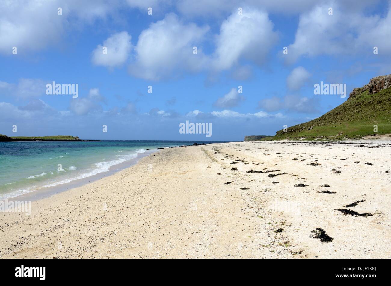 Coral Beach Claigan Dunvegan Isola di Skye Scotalnd Foto Stock