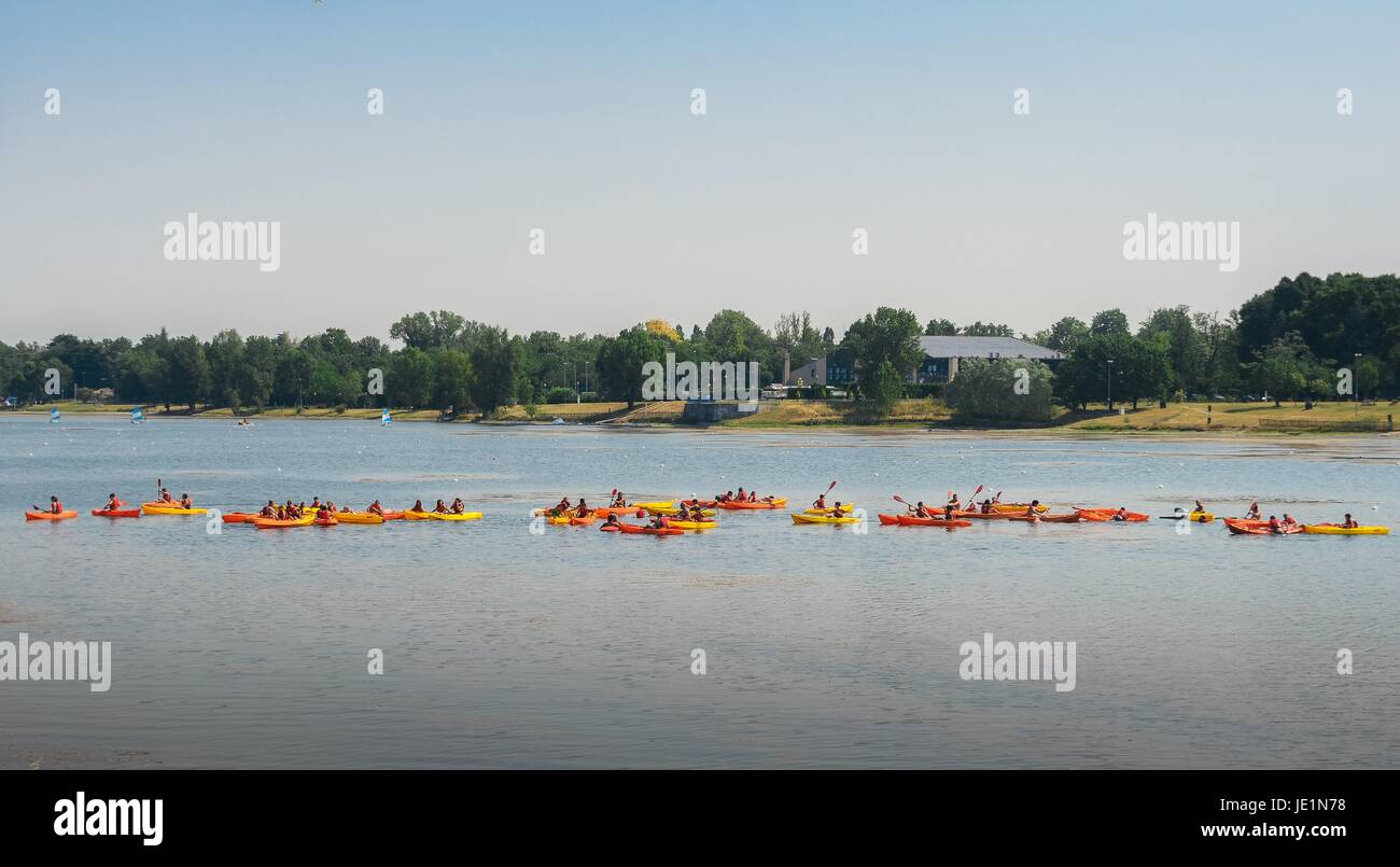 Kayak a Parco Foto Stock