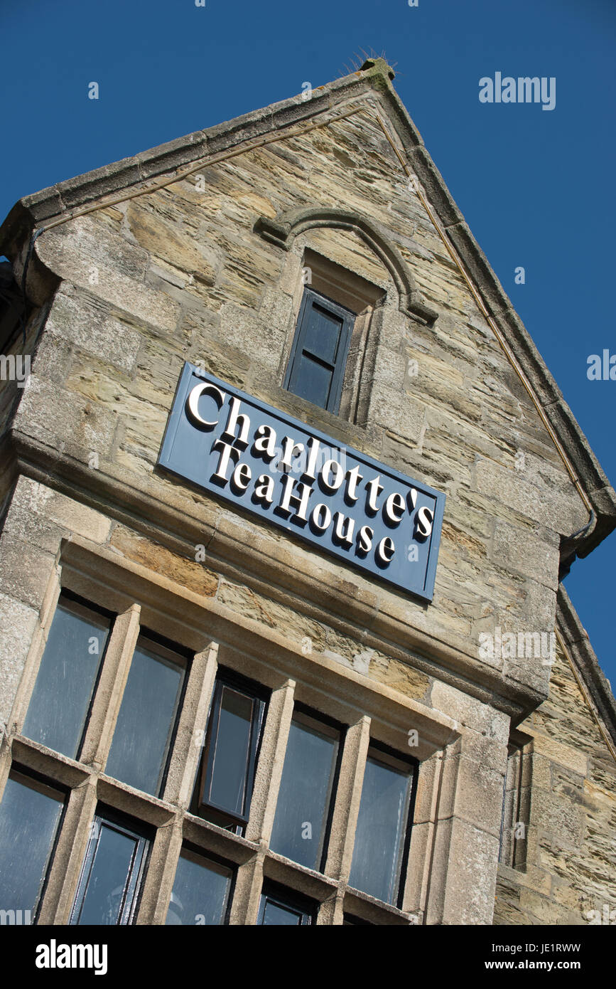 Pic da Guy Newman. Il famoso Charlottes sale da tè in Truro, Cornwall. Foto Stock