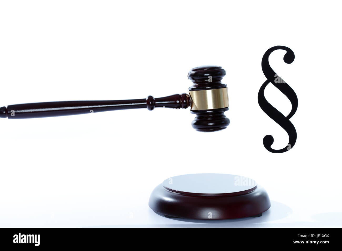 Recht und Gesetz simbolo Foto Stock