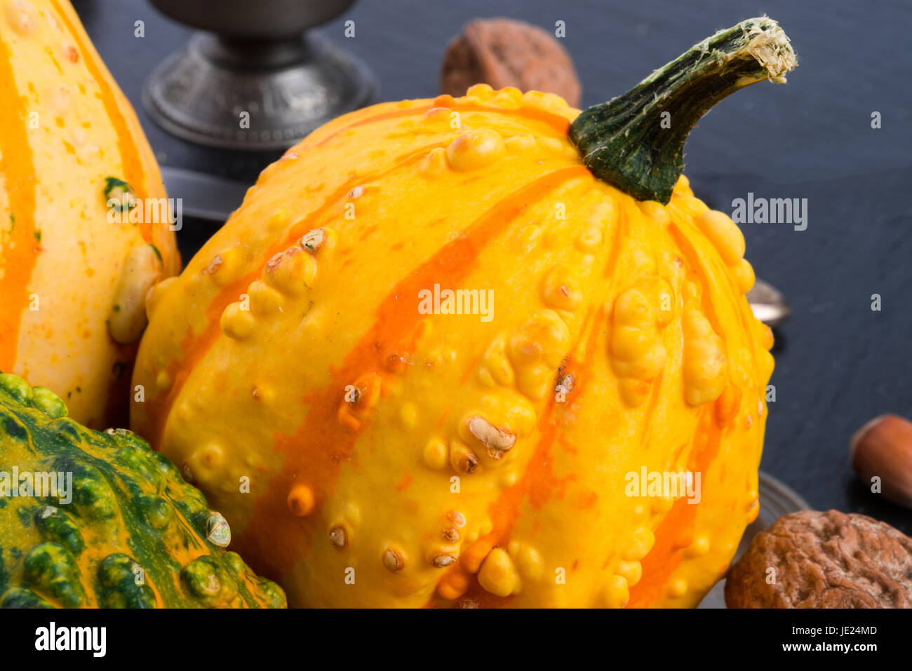 zucche di autunno Foto Stock