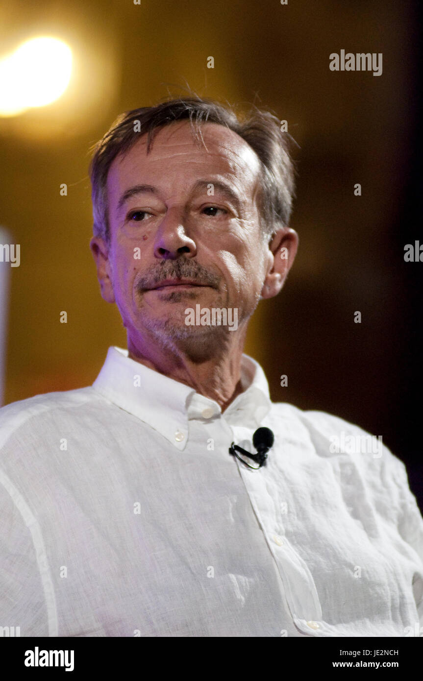 Il 20 giugno 2017 l'Italia, Lombardia, Crema, Riccardo Iacona, giornalista Foto Stock