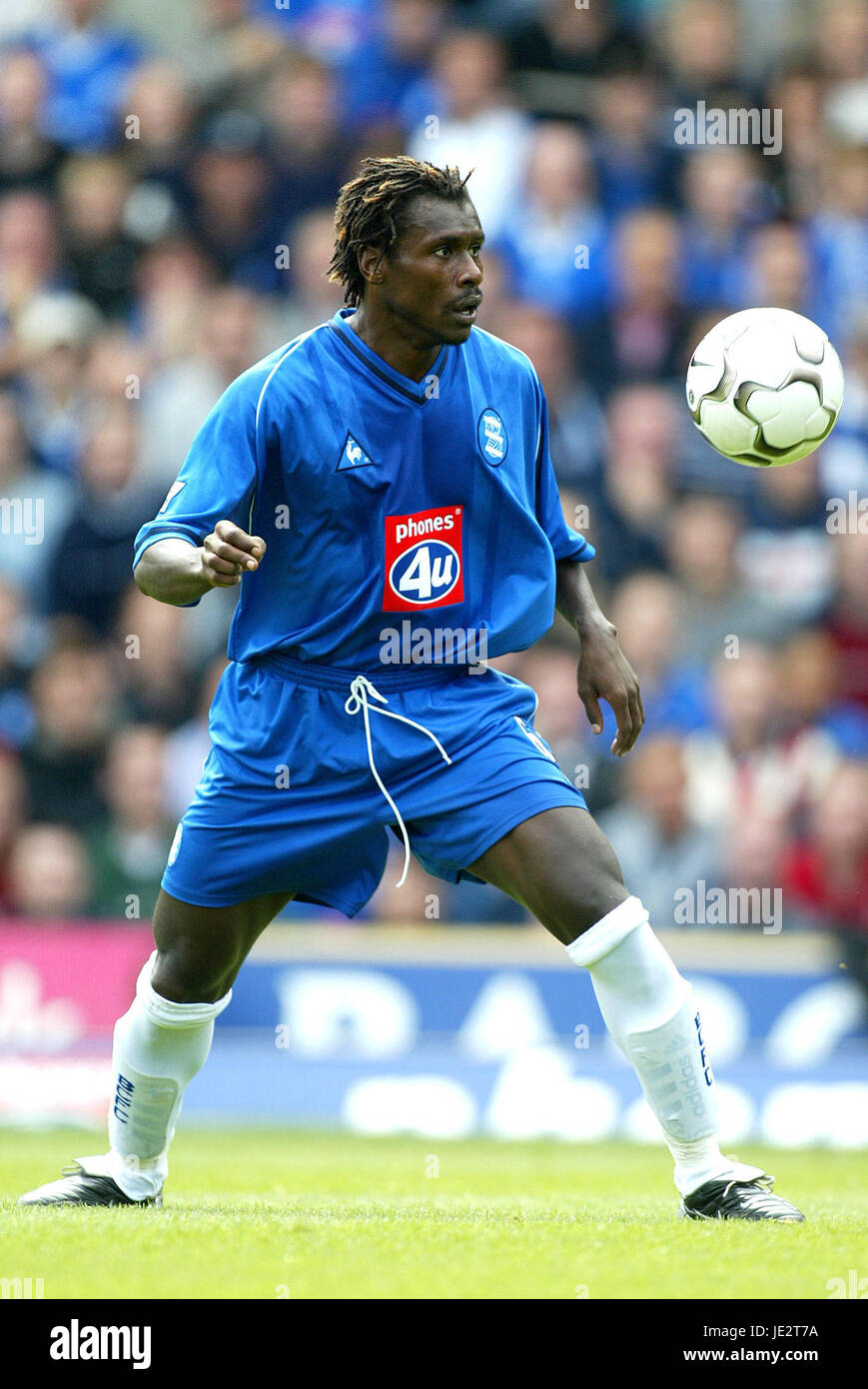 ALIOU CISSE Birmingham City FC ST ANDREWS BIRMINGHAM 31 Agosto 2002 Foto Stock