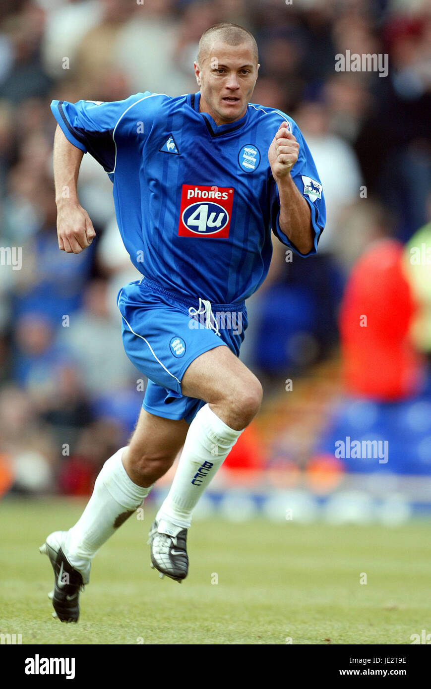 MARTIN GRAINGER Birmingham City FC ST ANDREWS BIRMINGHAM 31 Agosto 2002 Foto Stock