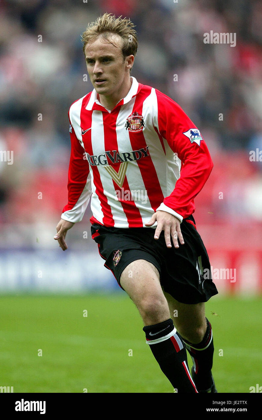 THOMAS BUTLER SUNDERLAND FC STADIO DELLA LUCE SUNDERLAND INGHILTERRA 14 Settembre 2002 Foto Stock