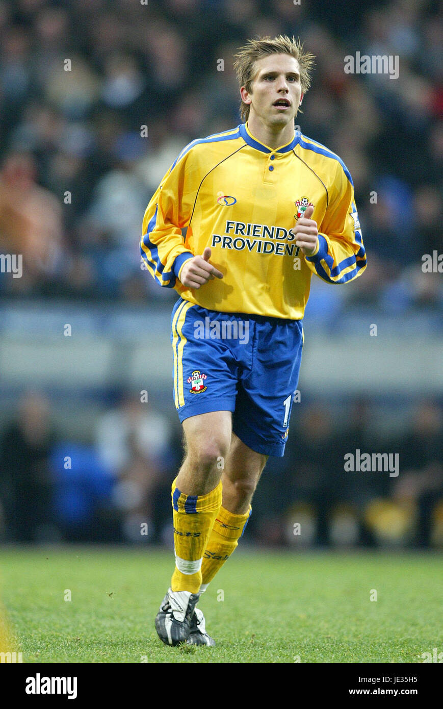 ANDERS SVENSSON SOUTHAMPTON FC Reebok Stadium Bolton Inghilterra 08 Novembre 2003 Foto Stock