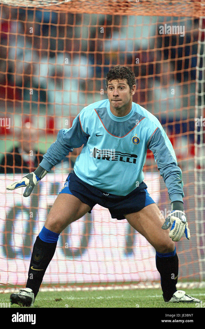 Maillot Gardien Inter Milan 2002-2003 – Francesco Toldo – Porté Match – Taille XL