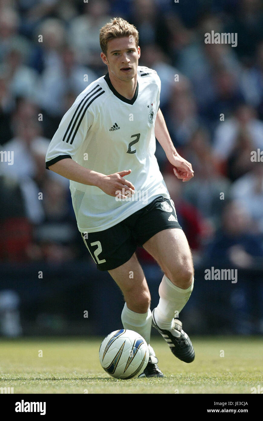 ARNE FRIEDRICH GERMANIA HAMPDEN PARK GLASGOW Scozia 07 Giugno 2003 Foto Stock