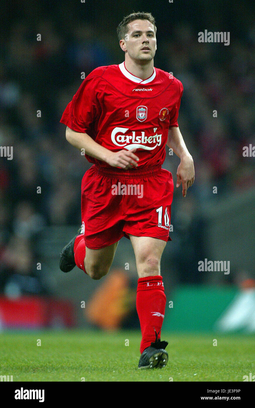 MICHAEL OWEN Liverpool FC Millennium Stadium Cardiff Galles 02 Marzo 2003 Foto Stock