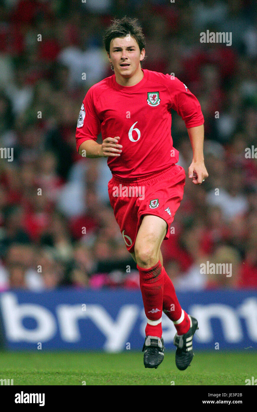 JOHN OSTER GALLES & Sunderland FC Millennium Stadium Cardiff Galles 08 Settembre 2004 Foto Stock