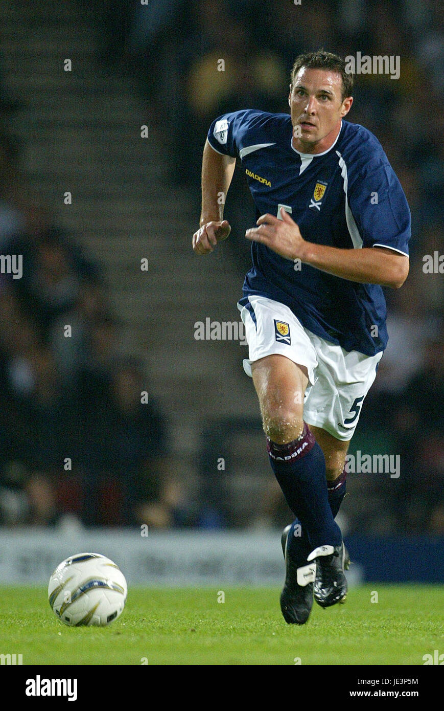 MALKY MACKAY SCOZIA & NORWICH CITY HAMPDEN PARK GLASGOW Scozia 08 Settembre 2004 Foto Stock