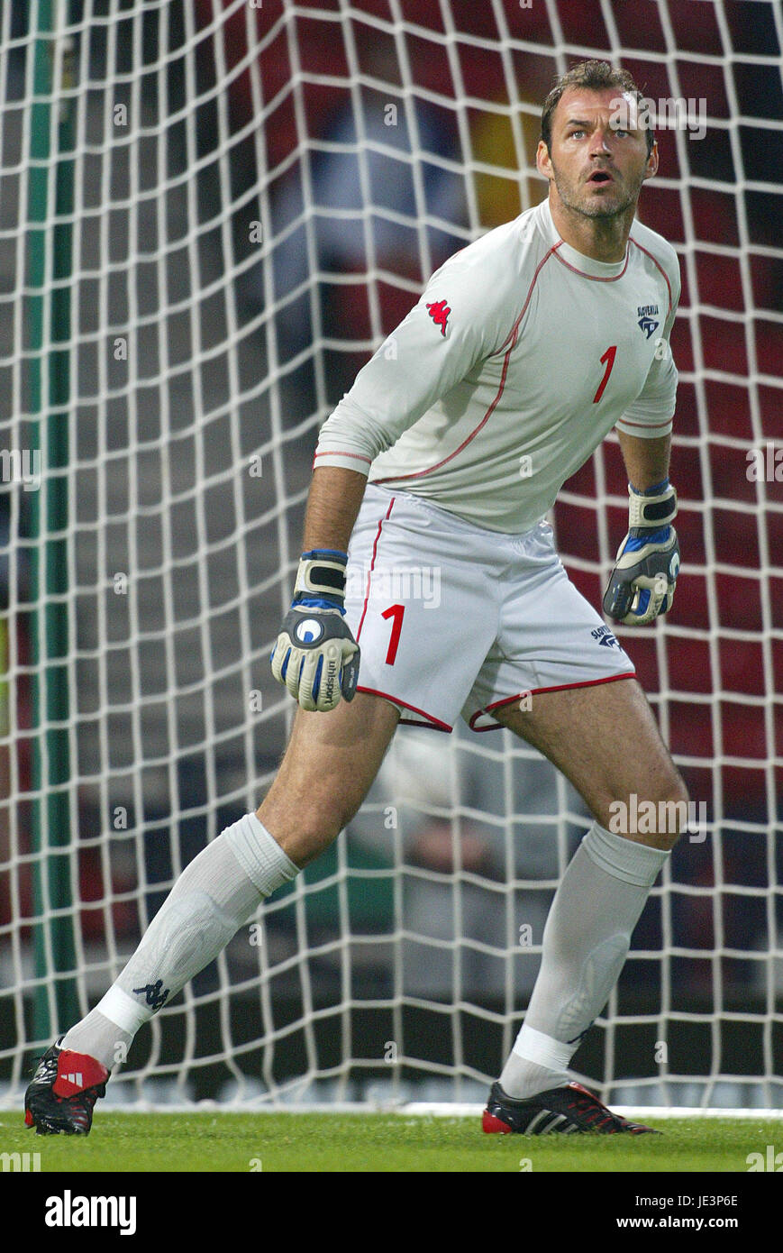 BORUT MAVRIC SLOVENIA HAMPDEN PARK GLASGOW Scozia 08 Settembre 2004 Foto Stock