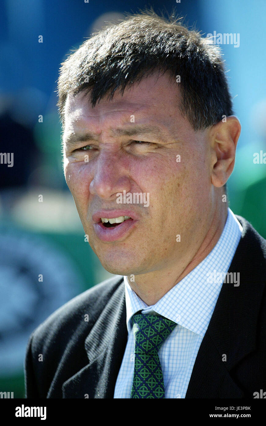 LAWRIE SANCHEZ IRLANDA DEL NORD MANAGER WINDSOR PARK BELFAST IRLANDA DEL NORD il 05 settembre 2004 Foto Stock