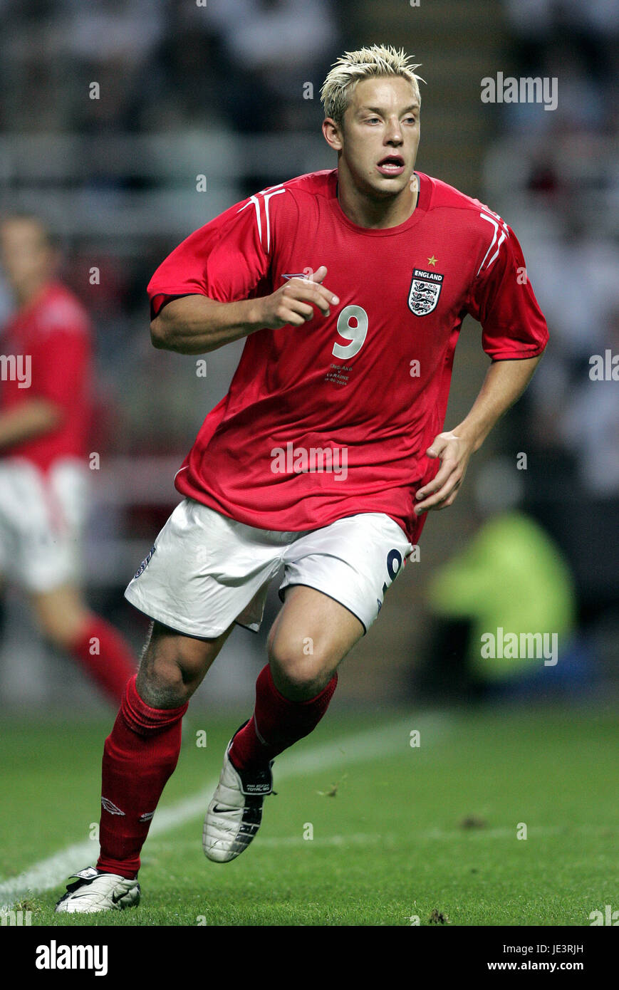 ALAN SMITH INGHILTERRA & MANCHESTER UNITED FC St James Park Newcastle Inghilterra 18 Agosto 2004 Foto Stock