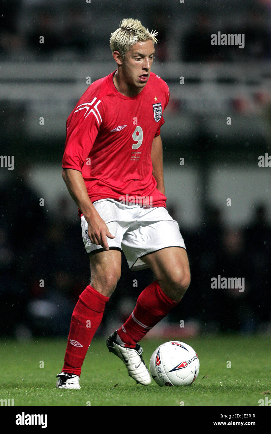 ALAN SMITH INGHILTERRA & MANCHESTER UNITED FC St James Park Newcastle Inghilterra 18 Agosto 2004 Foto Stock