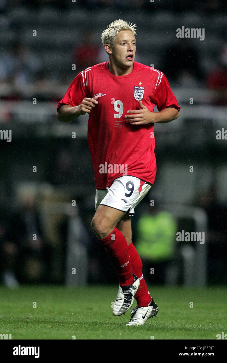ALAN SMITH INGHILTERRA & MANCHESTER UNITED FC St James Park Newcastle Inghilterra 18 Agosto 2004 Foto Stock