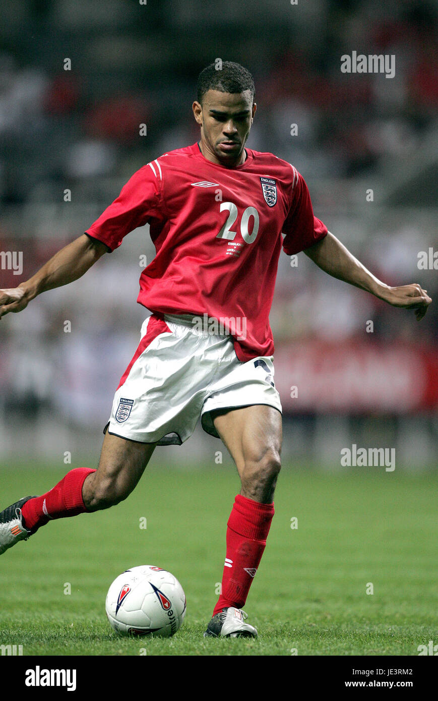 KIERON DYER INGHILTERRA & Newcastle United FC St James Park Newcastle Inghilterra 18 Agosto 2004 Foto Stock