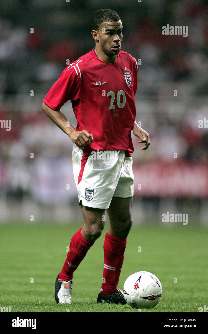 KIERON DYER INGHILTERRA & Newcastle United FC St James Park Newcastle Inghilterra 18 Agosto 2004 Foto Stock
