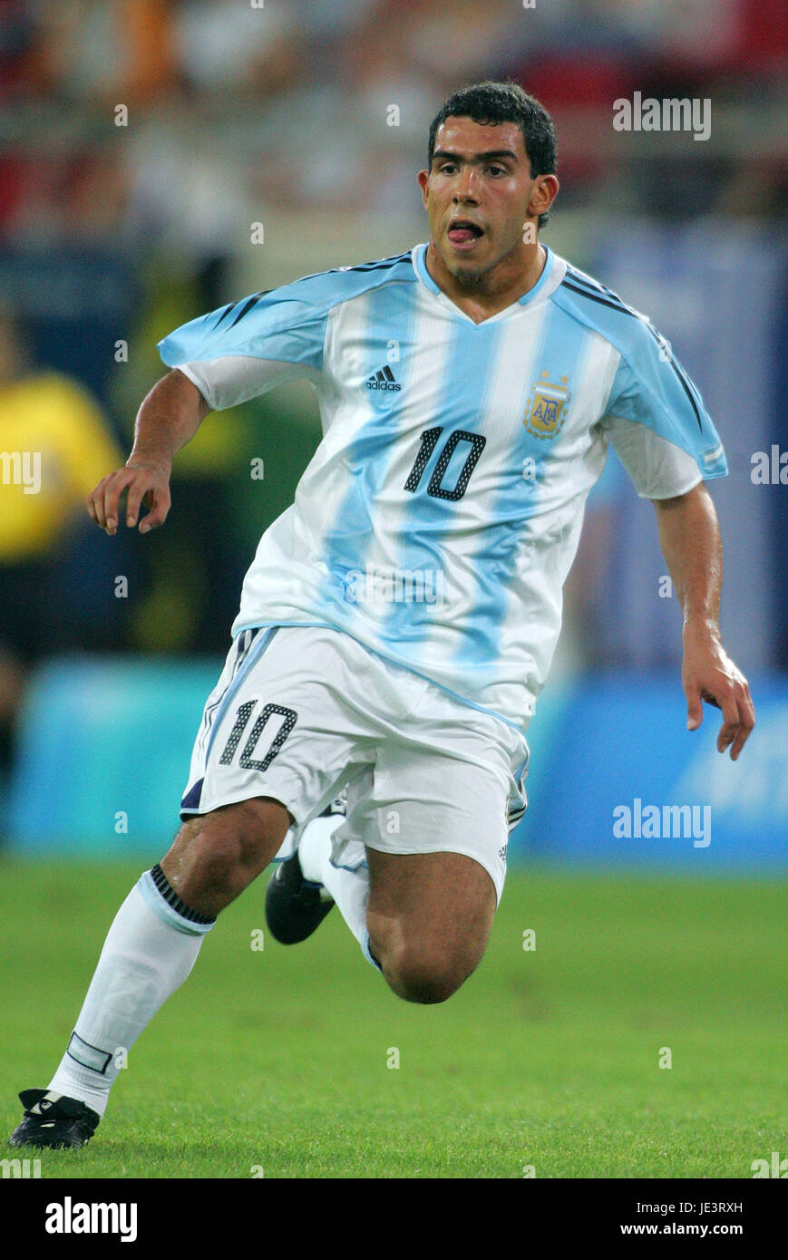 CARLOS TEVEZ ARGENTINA Atene GRECIA 18 Agosto 2004 Foto Stock