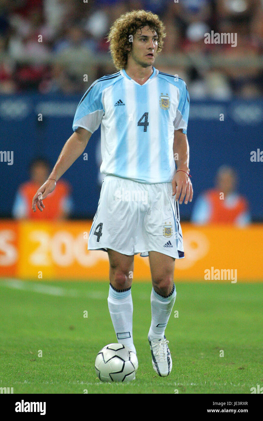 FABRICIO COLOCCINI ARGENTINA Atene GRECIA 18 Agosto 2004 Foto Stock