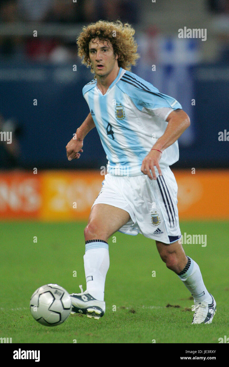 FABRICIO COLOCCINI ARGENTINA Atene GRECIA 18 Agosto 2004 Foto Stock