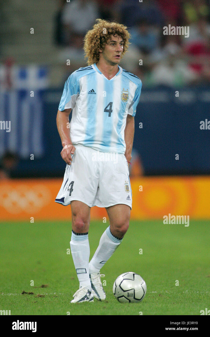 FABRICIO COLOCCINI ARGENTINA Atene GRECIA 18 Agosto 2004 Foto Stock