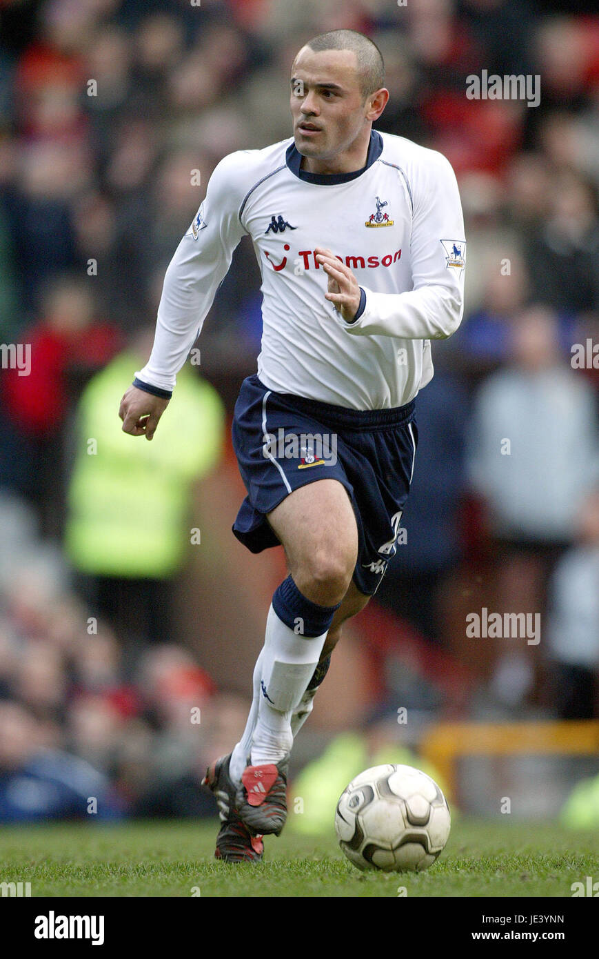 STEPHEN CARR Tottenham Hotspur FC OLD TRAFFORD Manchester Inghilterra 20 Marzo 2004 Foto Stock