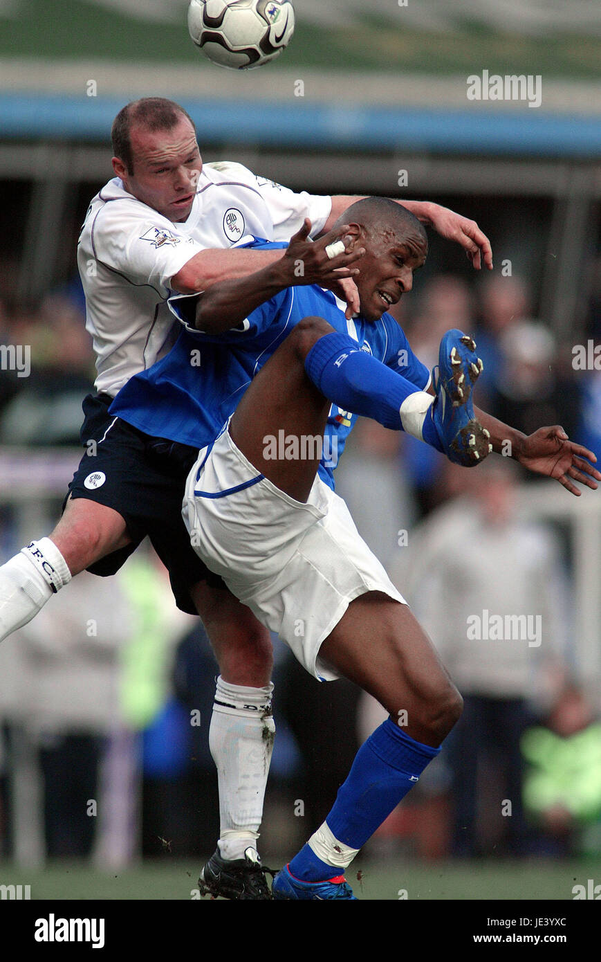 CLINTON MORRISON & S CHARLTON BIRMINGHAM CITY V BOLTON W St Andrews Birmingham Inghilterra 06 Marzo 2004 Foto Stock