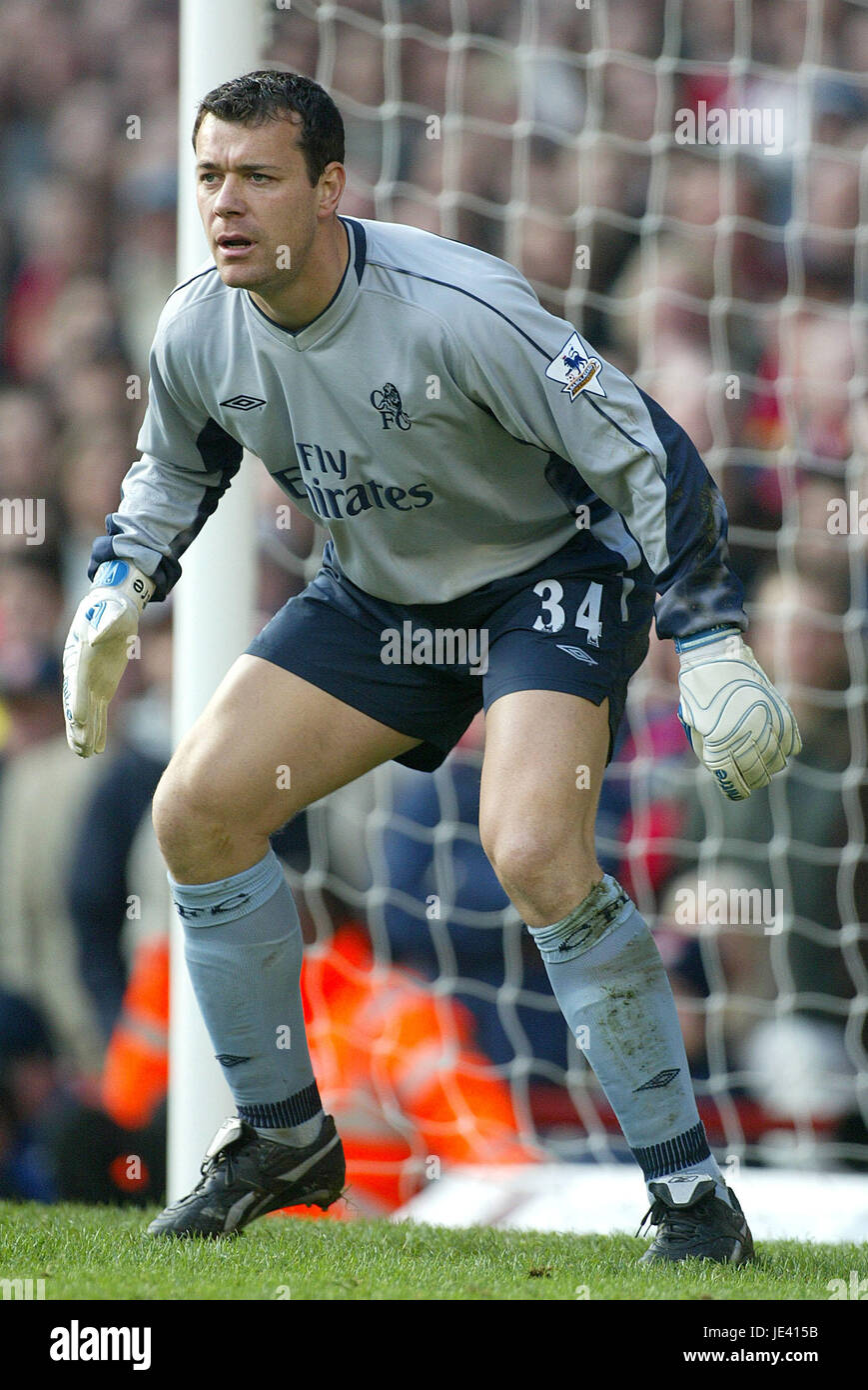 NEIL SULLIVAN Chelsea FC HIGHBURY Londra Inghilterra 15 Febbraio 2004 Foto Stock