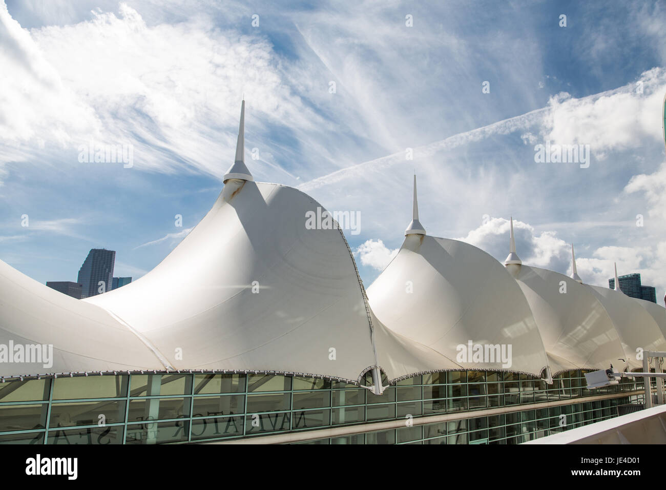 Aeroporto di moderna architettura in Miami Foto Stock