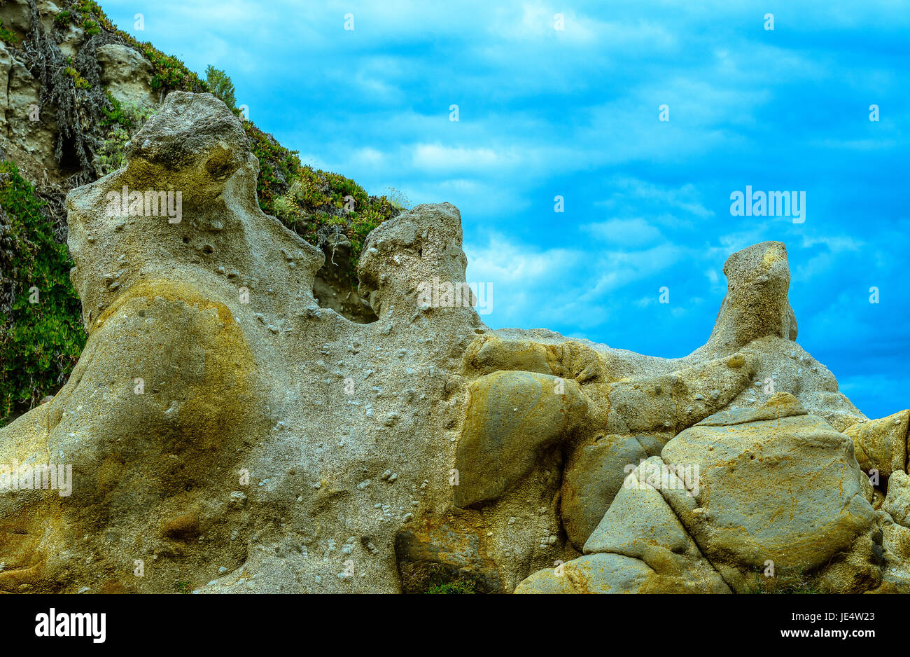 Kueste all'isola d'Elba Foto Stock