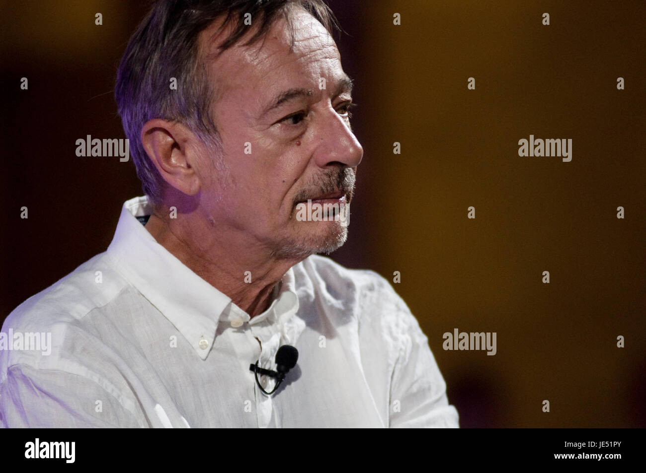 Il 20 giugno 2017 l'Italia, Lombardia, Crema, Riccardo Iacona, giornalista Foto Stock