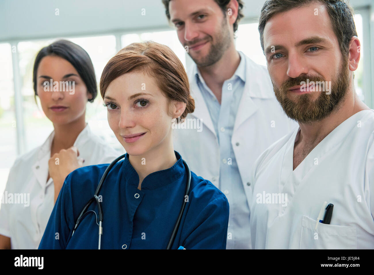 I lavoratori del settore sanitario, ritratto Foto Stock