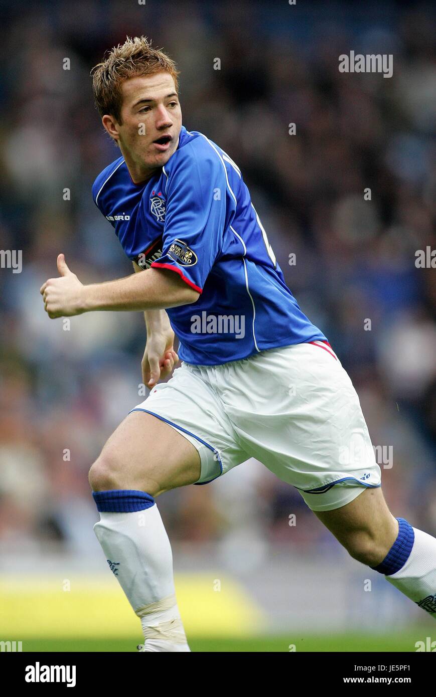 ROSS MCCORMACK Glasgow Rangers FC IBROX STADIUM GLASGOW Scozia 22 Ottobre 2005 Foto Stock