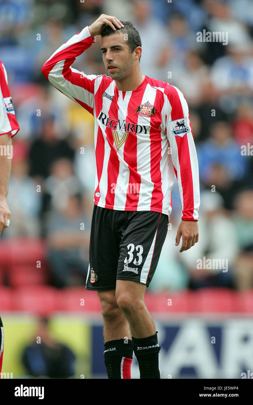 JULIO ARCA SUNDERLAND FC JJB Stadium WIGAN 27 Agosto 2005 Foto Stock