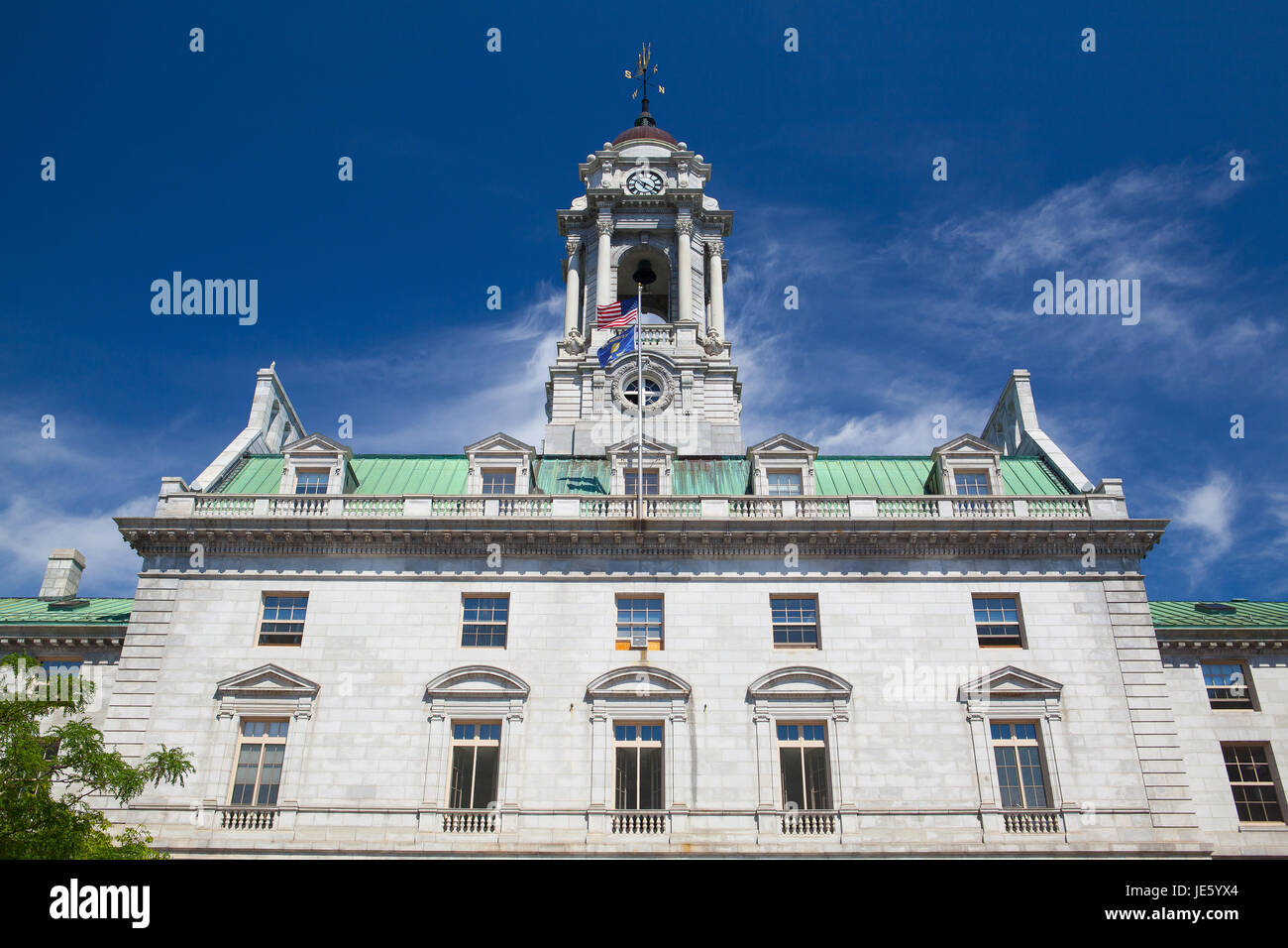Portland, Maine - Luglio 5, 2016: La Città di Portland Hall è il centro del governo della città di Portland, Maine.La struttura è stata costruita nel 1909-12 e stato Foto Stock