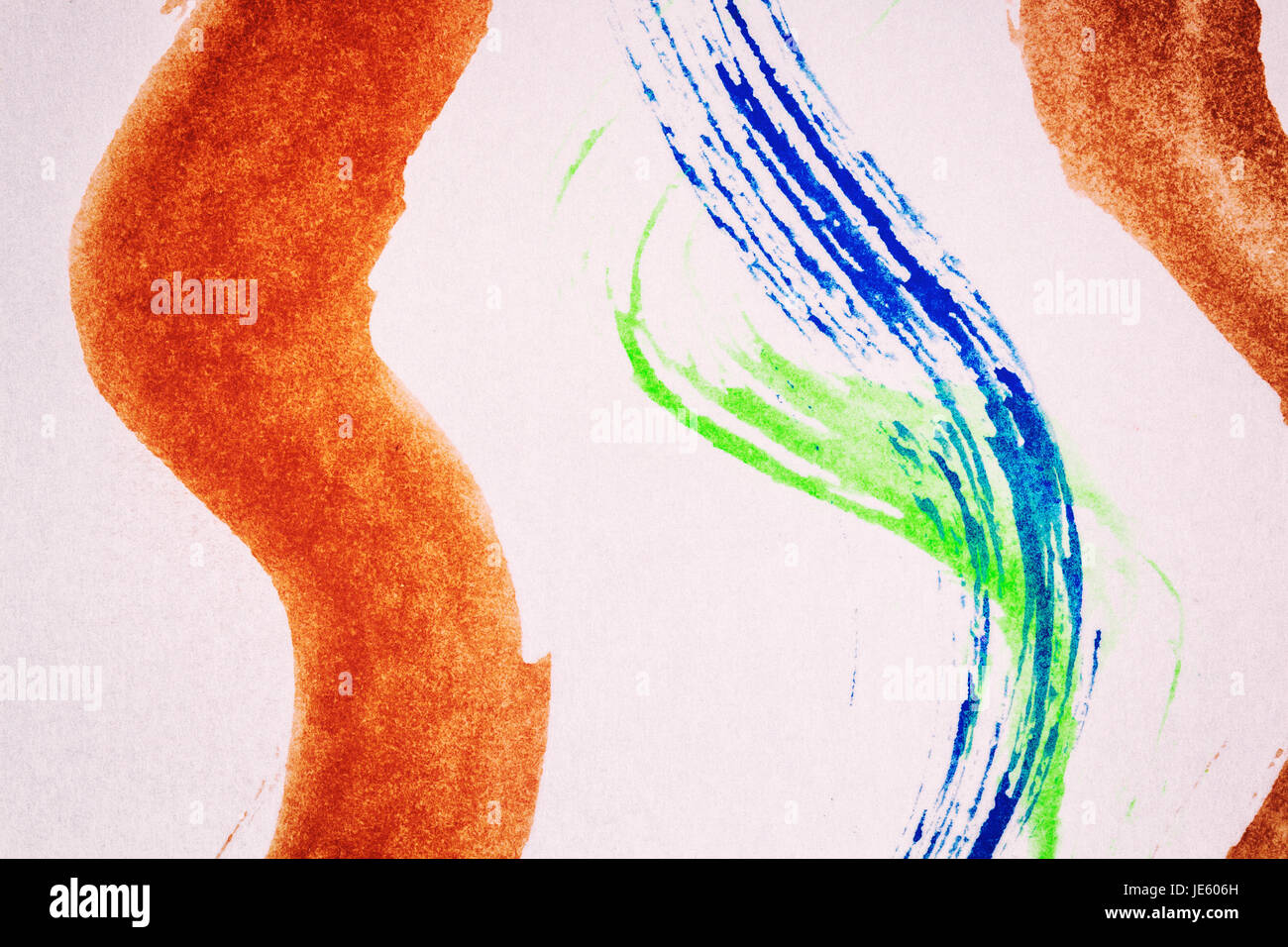 Macro shot di acquerelli astratti sfondo d'arte. Frammento di opere d'arte. Spazzolato vernice ad acquerello. Moderna arte contemporanea. Grunge immagini sgranate. Foto Stock