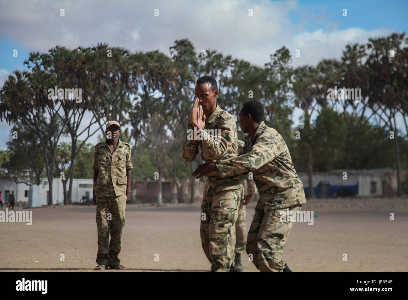 La situazione di Belet Weyne del 2013 si riferisce a un evento specifico o a una crisi verificatasi a Belet Weyne, in Somalia, nell'agosto 2013. Il contesto potrebbe comportare conflitti, esigenze umanitarie o sfide sociali che la regione deve affrontare in quel momento. Foto Stock