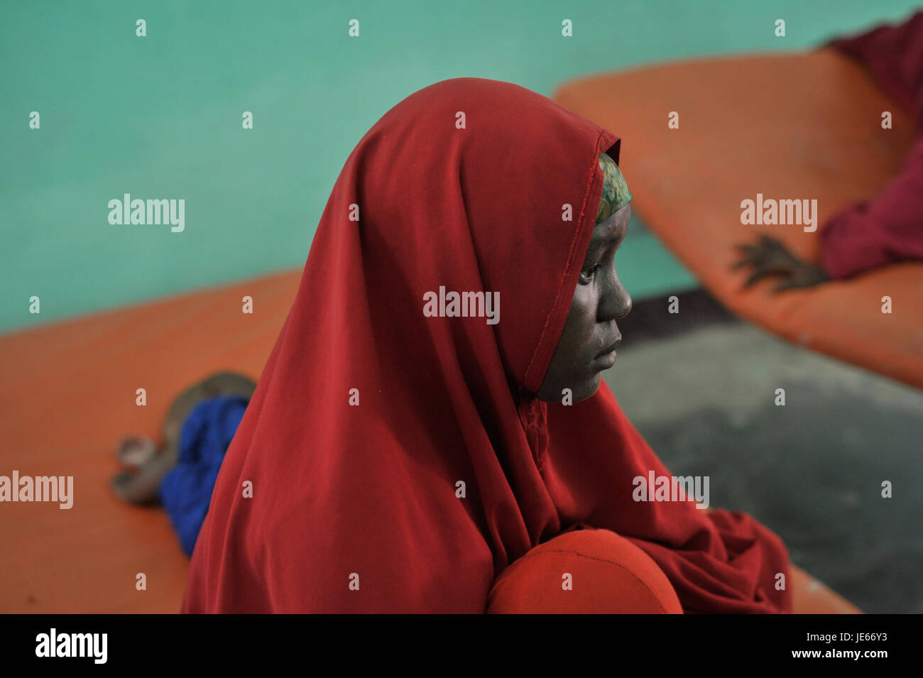 Una fotografia scattata il 25 settembre 2013, che mostra l'Hawa Abdi Center in Somalia, una struttura umanitaria chiave che fornisce servizi sanitari e sostegno alle popolazioni sfollate della regione. Foto Stock